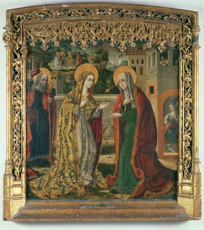 The Visitation by Master of Perea